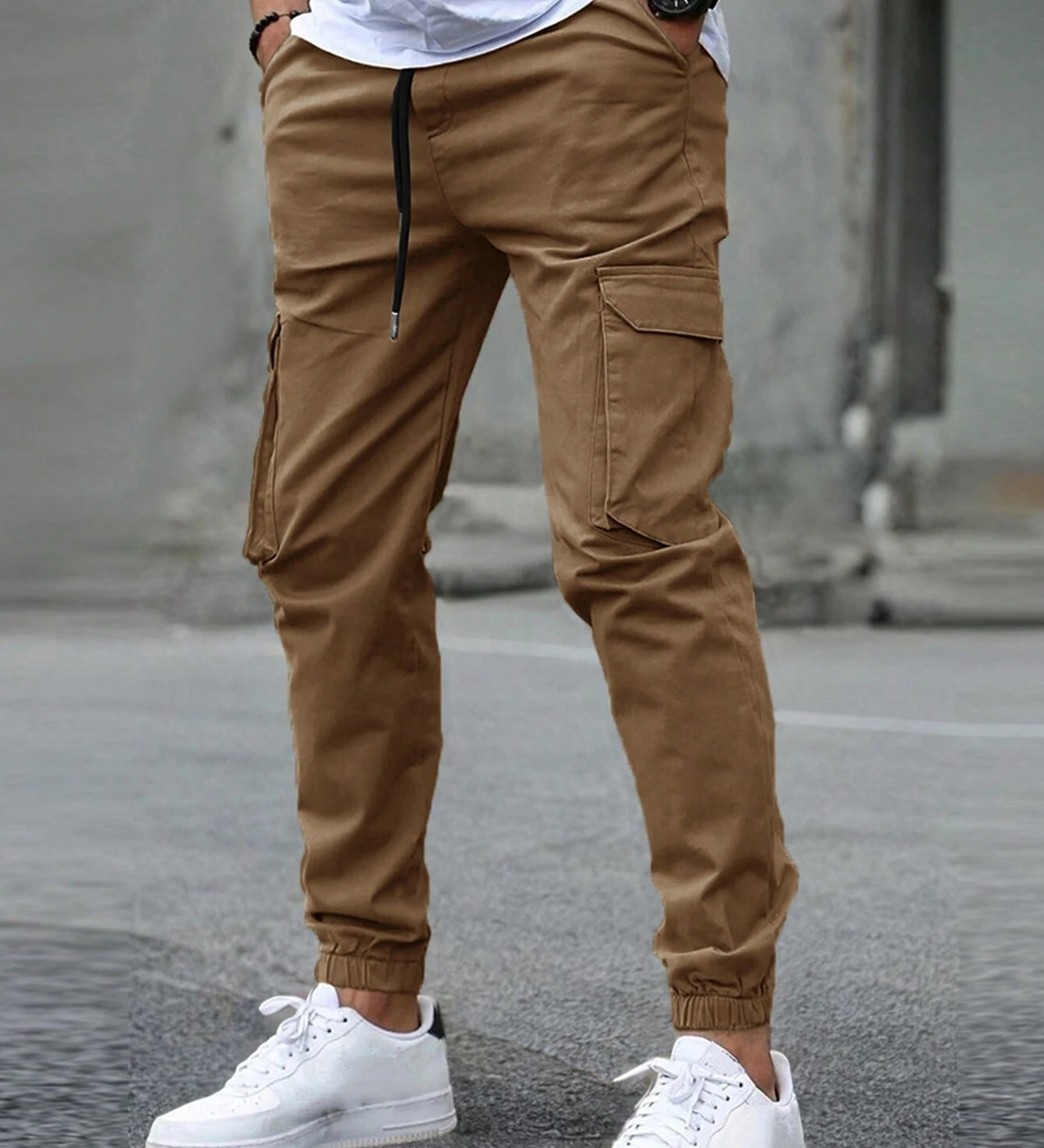 Davide | MEESTELE CARGO JOGGER PANTALONE