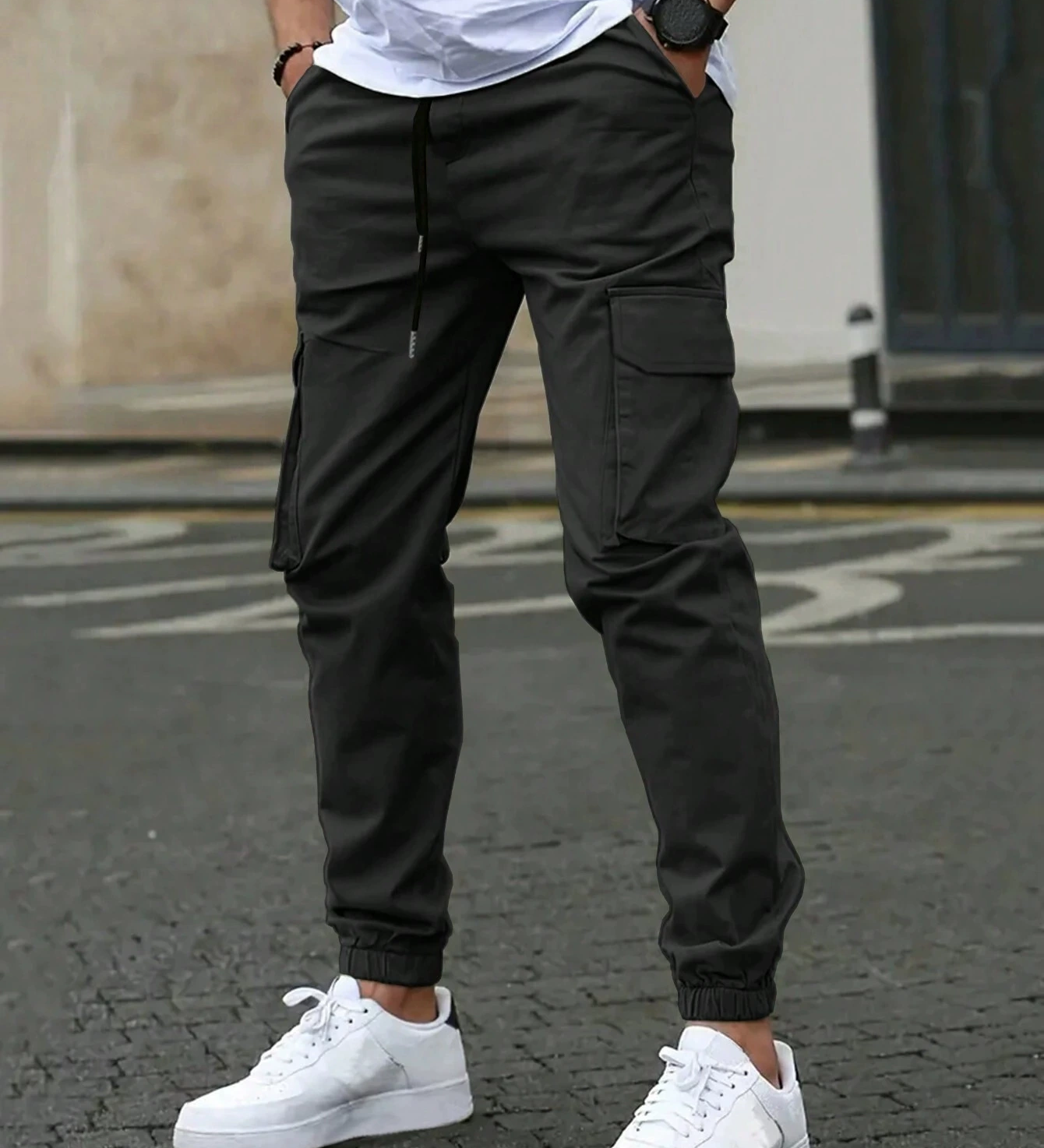 Davide | MEESTELE CARGO JOGGER PANTALONE