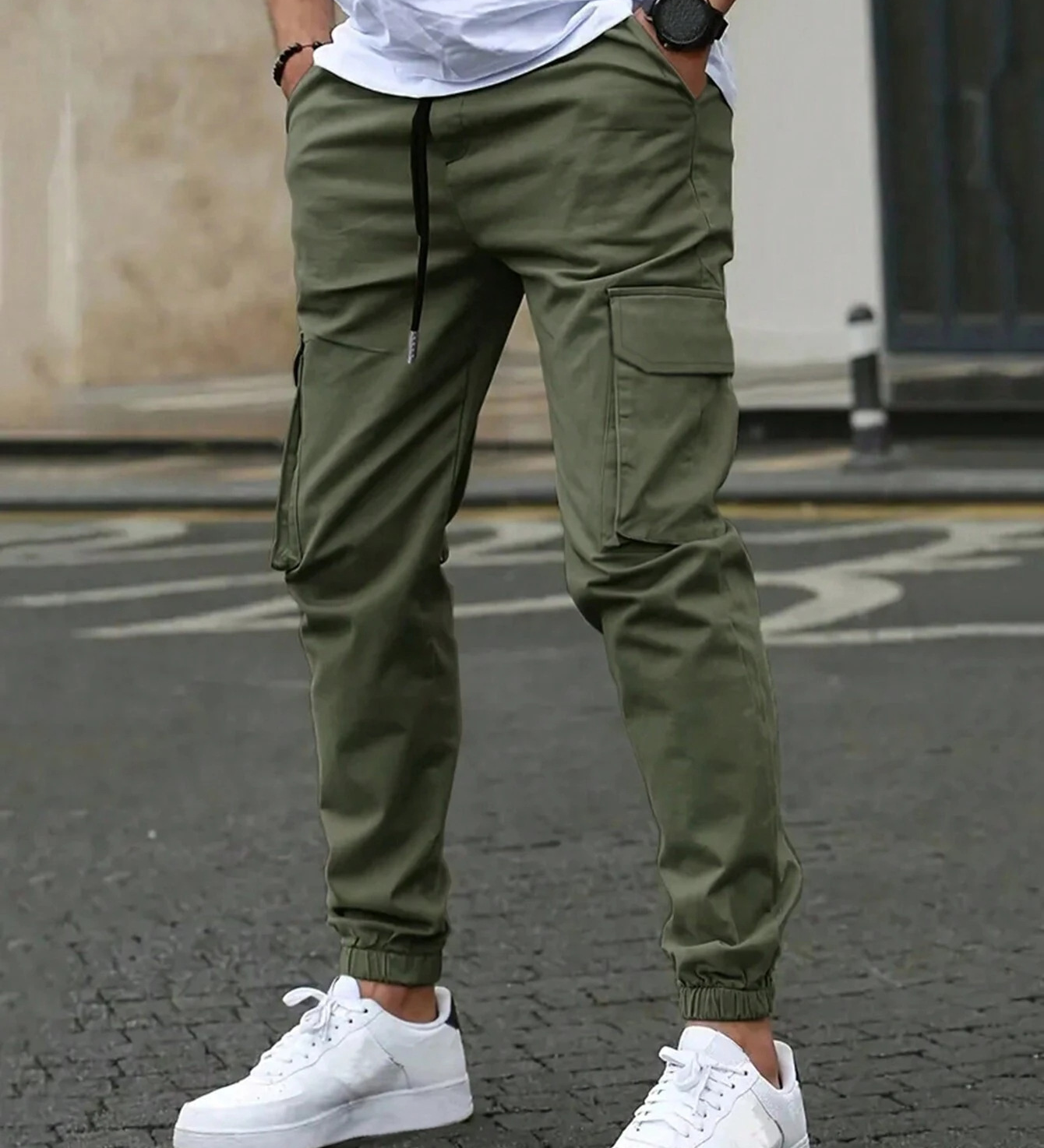 Davide | MEESTELE CARGO JOGGER PANTALONE