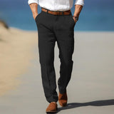 Frank | PREMIUM LANENE PANTALONE ZA MUŠKARCE (SA RUPAMA ZA PODEŠAVANJE POJASA)