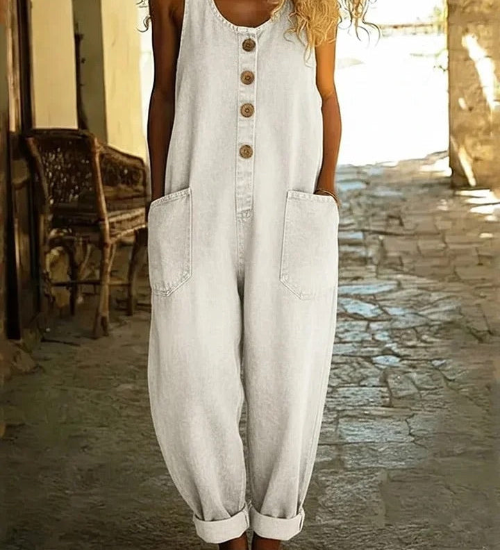 Audra - Vintage Prani Pamuk Denim Tregerice
